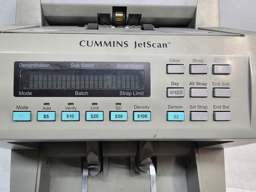 Cummins JetScan 4062 Currency Counter Power Tested *Read*