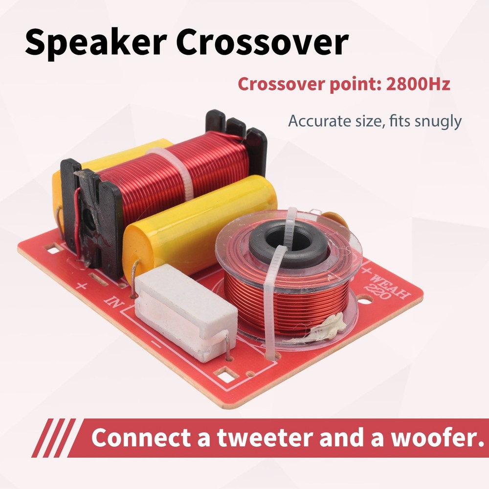 Speaker 2 Way Audio Board Frequency Divider Treble 2 Unit Crossover5568