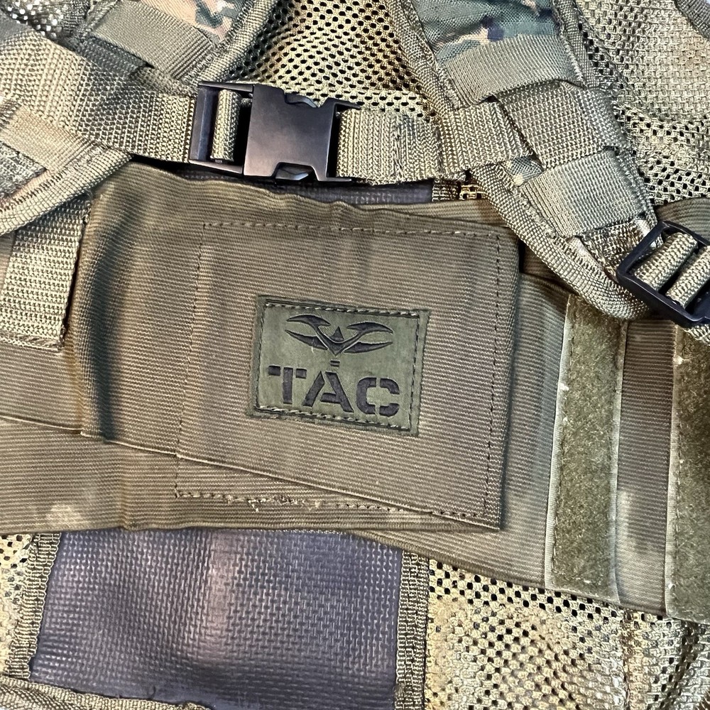 Tactical Multi Function Adjustable Vest Camo Multiple Pockets Outdoorsy L/XL