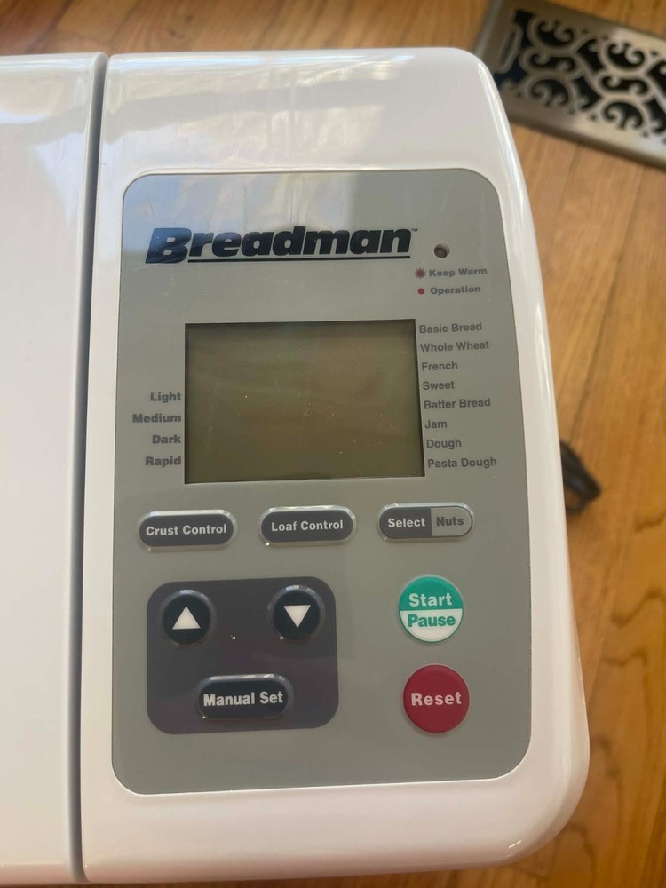 Breadman Ultimate Automatic Bread Maker Model TR2200C Home Baking Machine WORKS