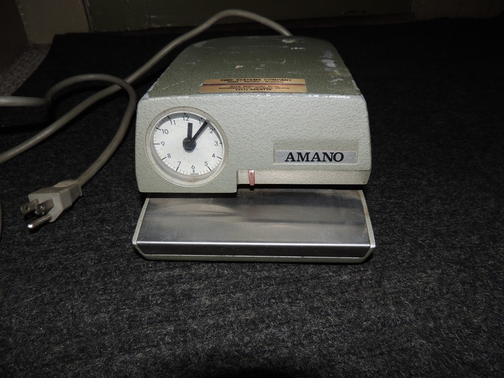 Vintage Amano Time Clock 4207