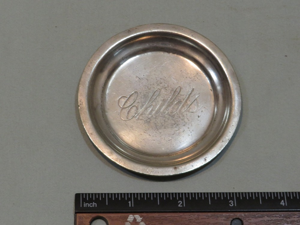 Vintage Gotham Silver Co Nickel Silver Silver Plated #141 Small Dish "Childs"