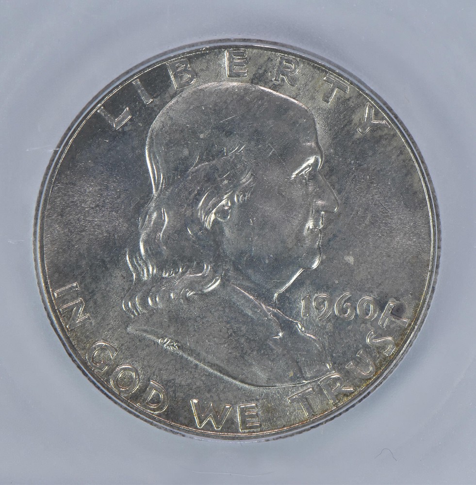 1960 Franklin Half Dollar MS64 FBL ICG