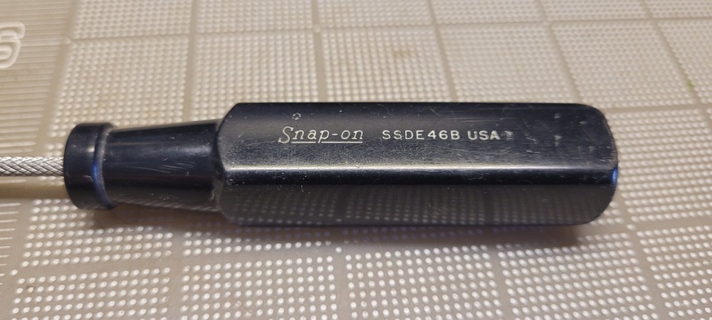 Snap-on Tools USA SSDE46B Black Flat Head Cabinet Tip Screwdriver