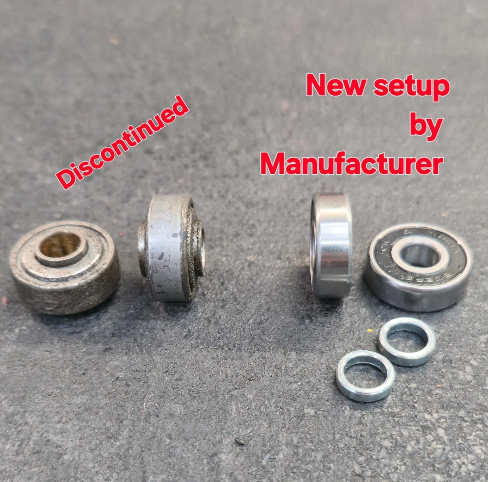 Cable Lasher J2/J & C/C2 Front & Rear Plates Bearings Set ORIGINAL