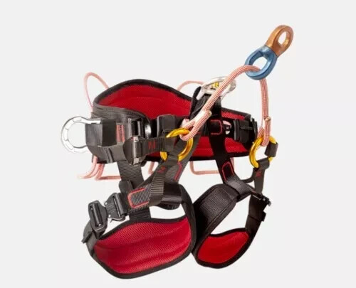 Climbing Half Body Harness Rope Arborist Saddle Tree Bridge Caving Rescue CE
