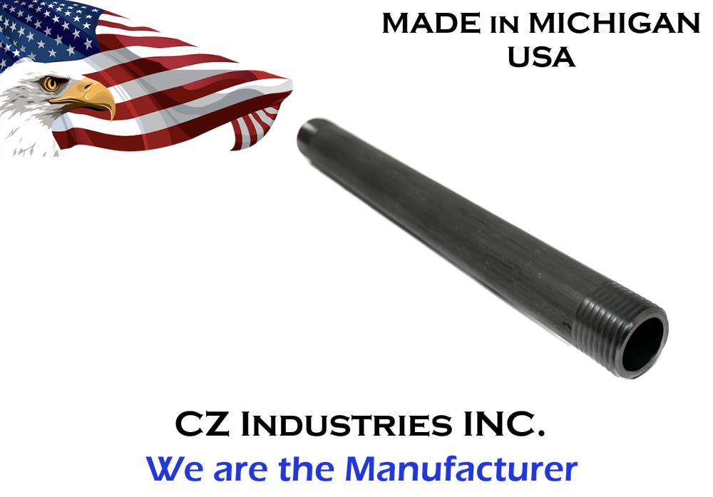 Muzzle barrel brake -NON FINISHED - 1/2-28 Internal w/ 5/8-18 External Thread
