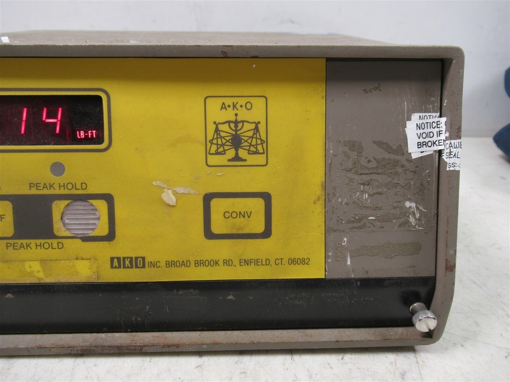 AKO Torque Testing System TSD1200 500 LB / FT Unit