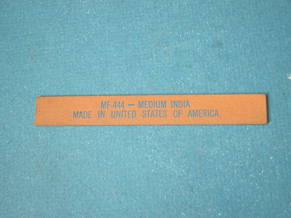 Norton MF 444 Medium India Silversmiths` Sharpening Stone