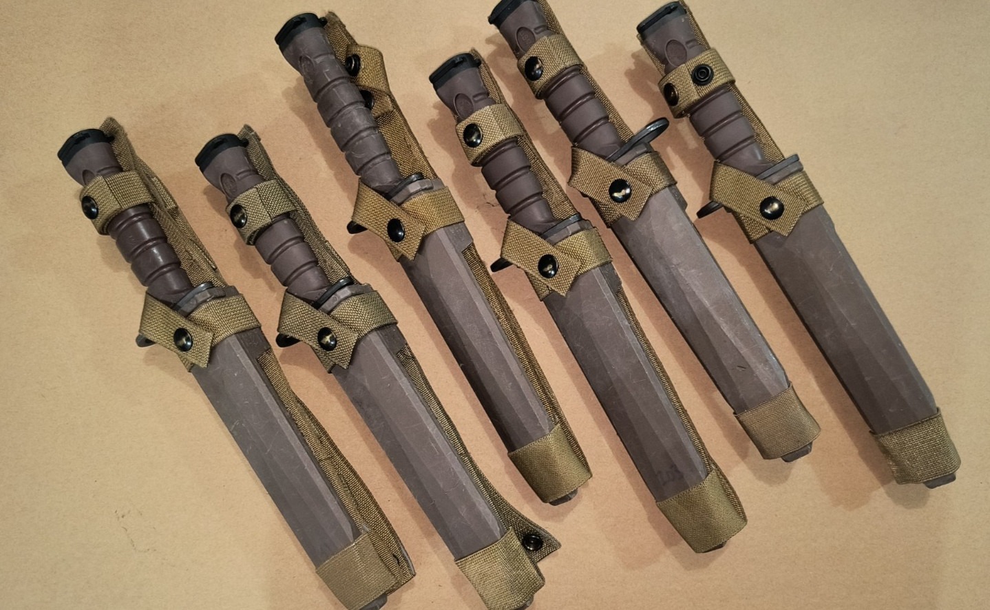 Vintage OKC3S Knife USMC Marine Corps Bayonet Ontario Knife Co & Scabbard