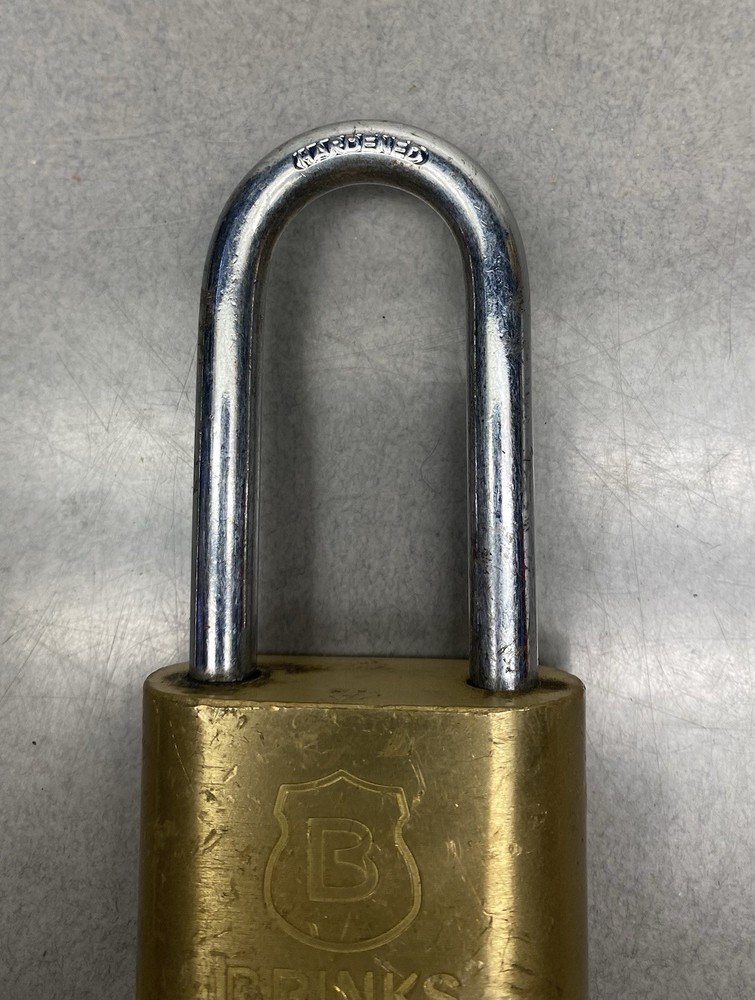 Brinks Combination Lock Used Padlock