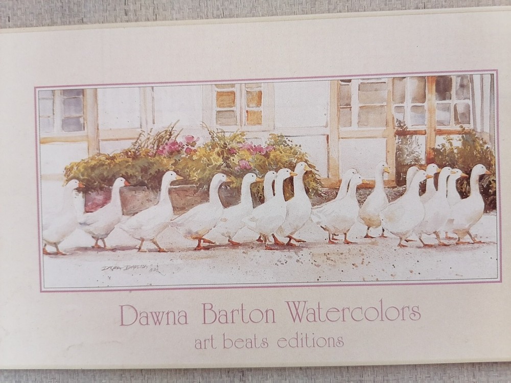 Watercolours in Counted Cross Stitch Pattern, Charts, Dawna Barton