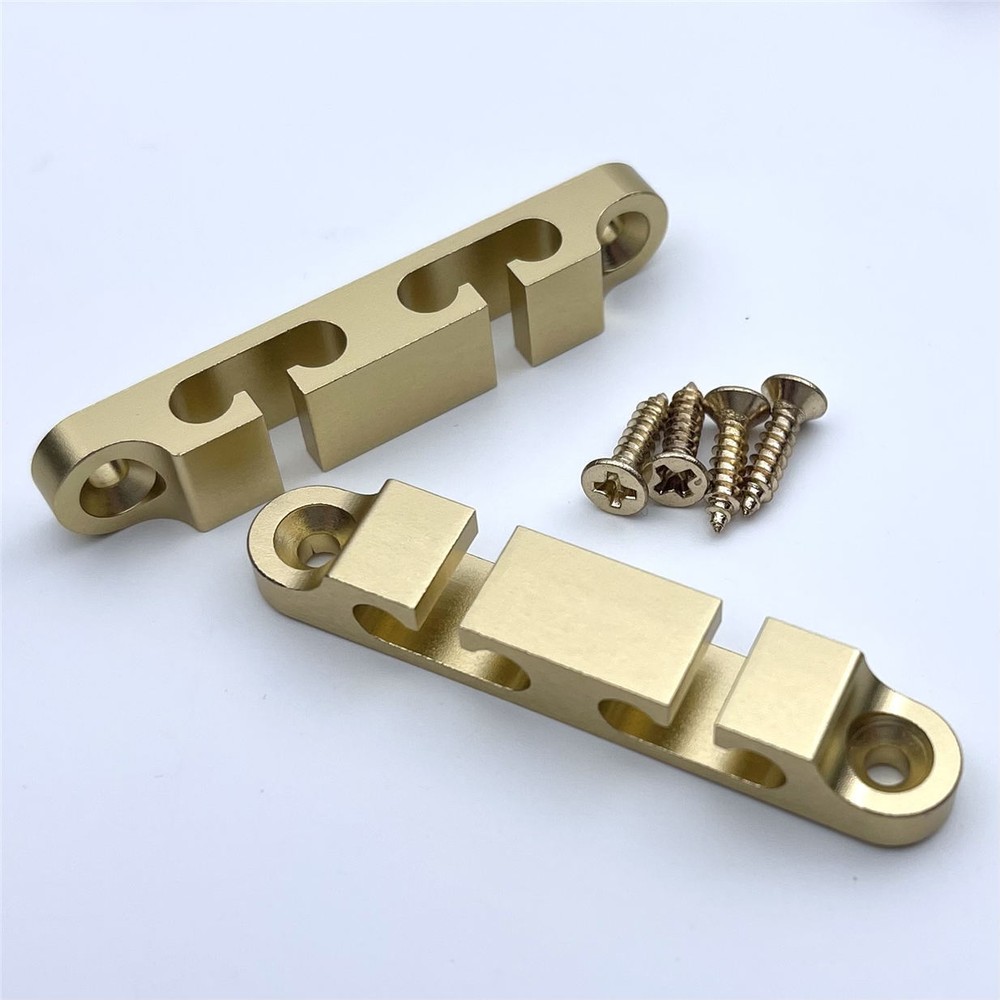 2×Aircraft Aluminum 4 String Bass String Retainer String Guide Fit Hipshot 4SR