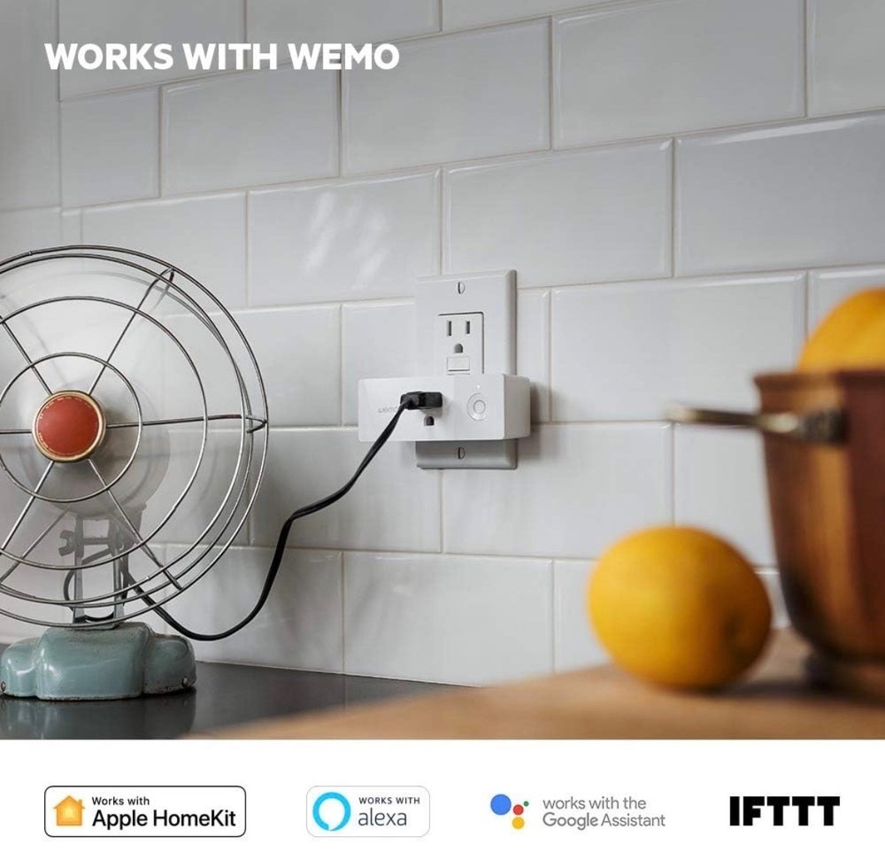 WeMo - WiFi Enabled Mini Smart Plug - White (F7C063)....
