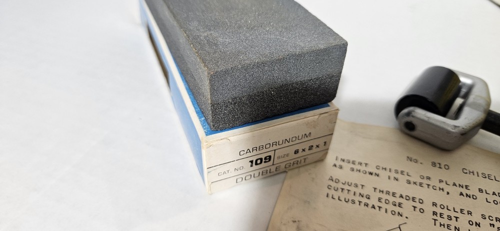 General Tools No. 810- Plane Blade And Chisel Sharpener With Stone