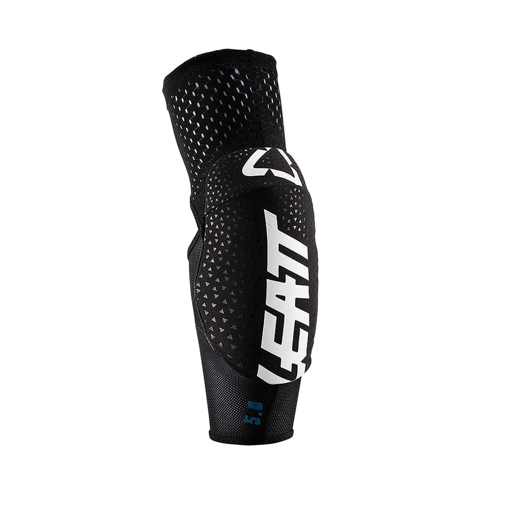 LEATT 3DF 5.0 Motorcycle Elbow Pad Black White CE Certification