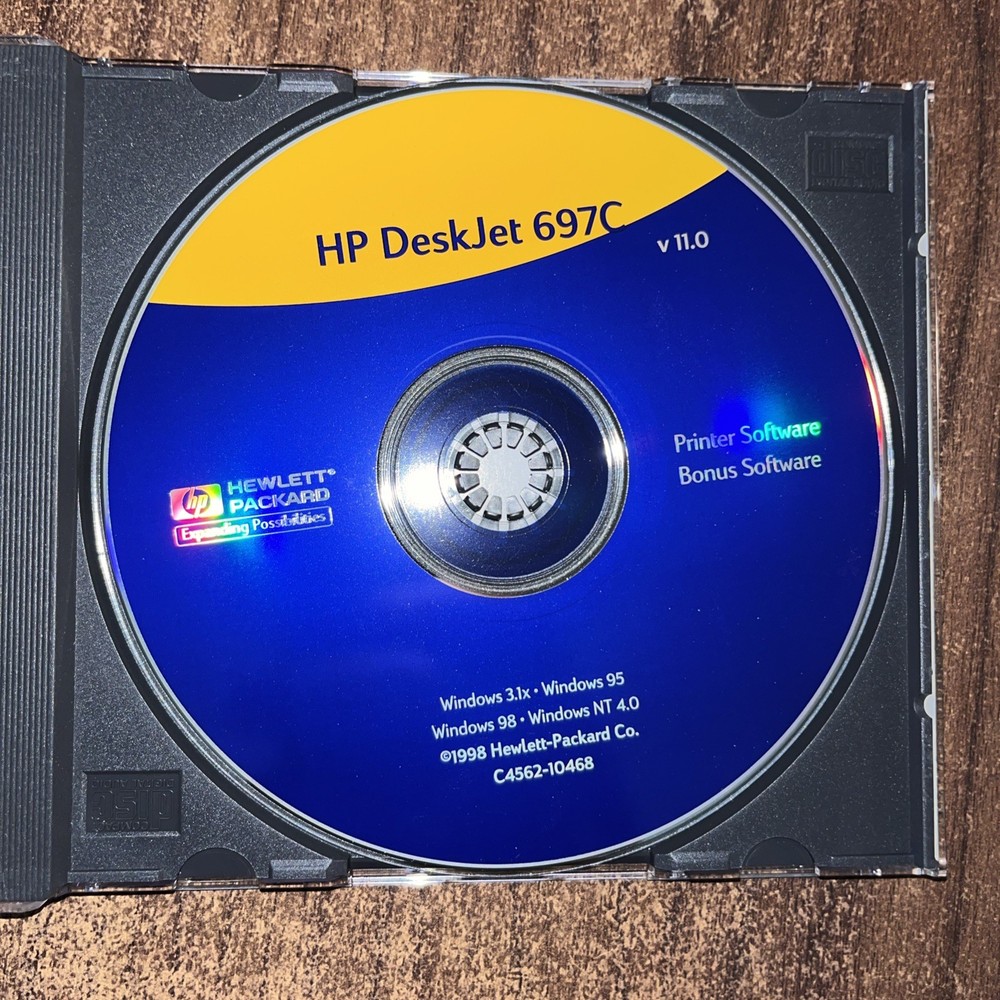 HP DeskJet 895Cxi Printer Software & Printing Essentials CD for Windows & Mac OS