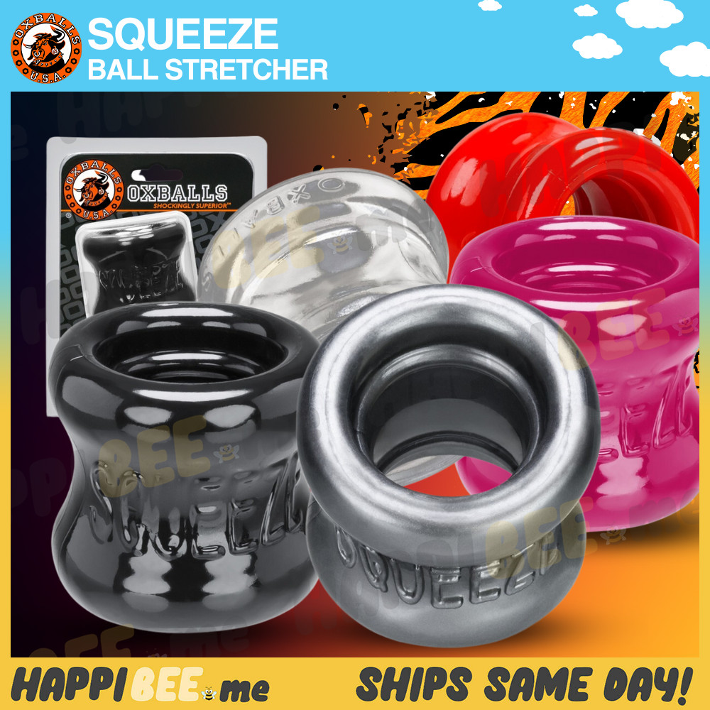 Oxballs SQUEEZE Ball Stretcher🍯Male Huj Male BallStretcher Men Penis Ring Sling
