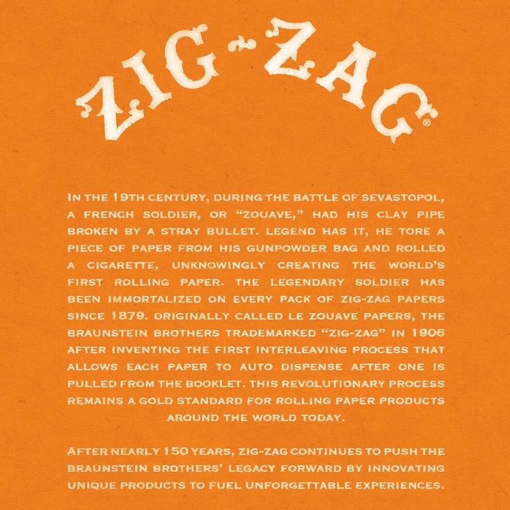 ZIG-ZAG Pre Rolled Cones Unbleached 70mm Size - (12-Pack) 24 Cones Per Pack