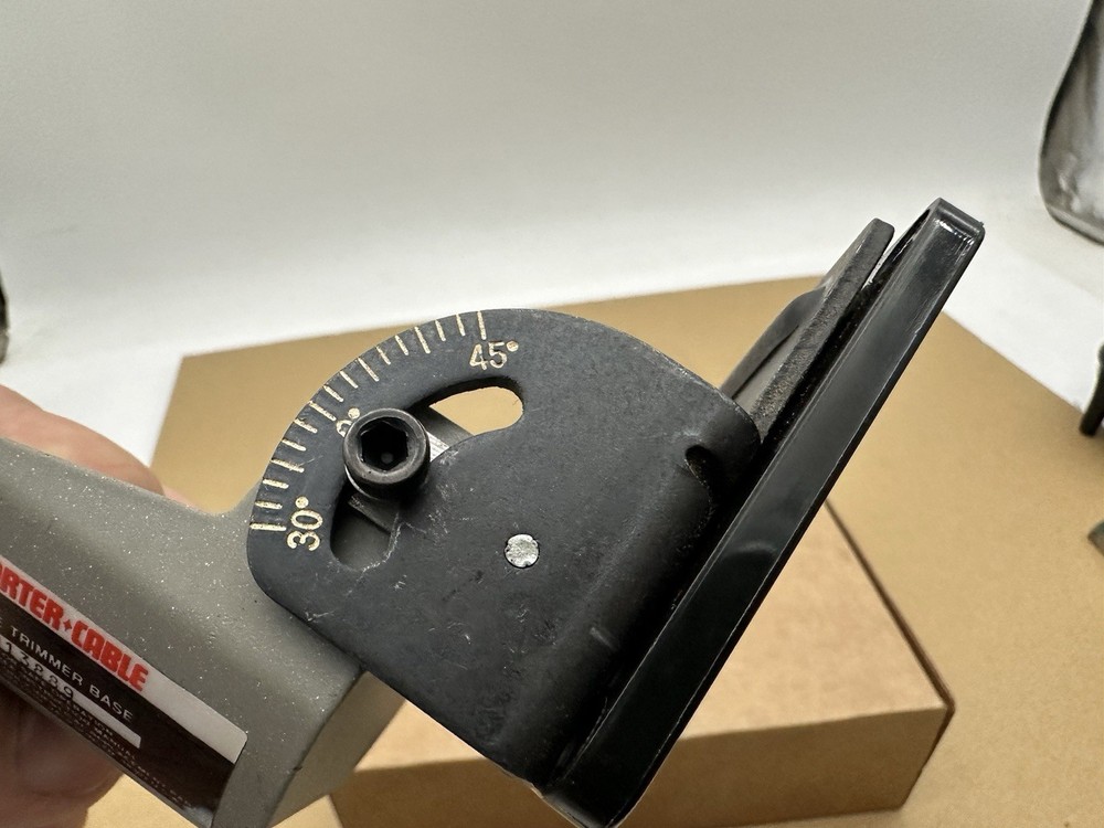 Porter Cable Model 7318 Angle Base Attachment Nice Pre Owned Shape Made USA