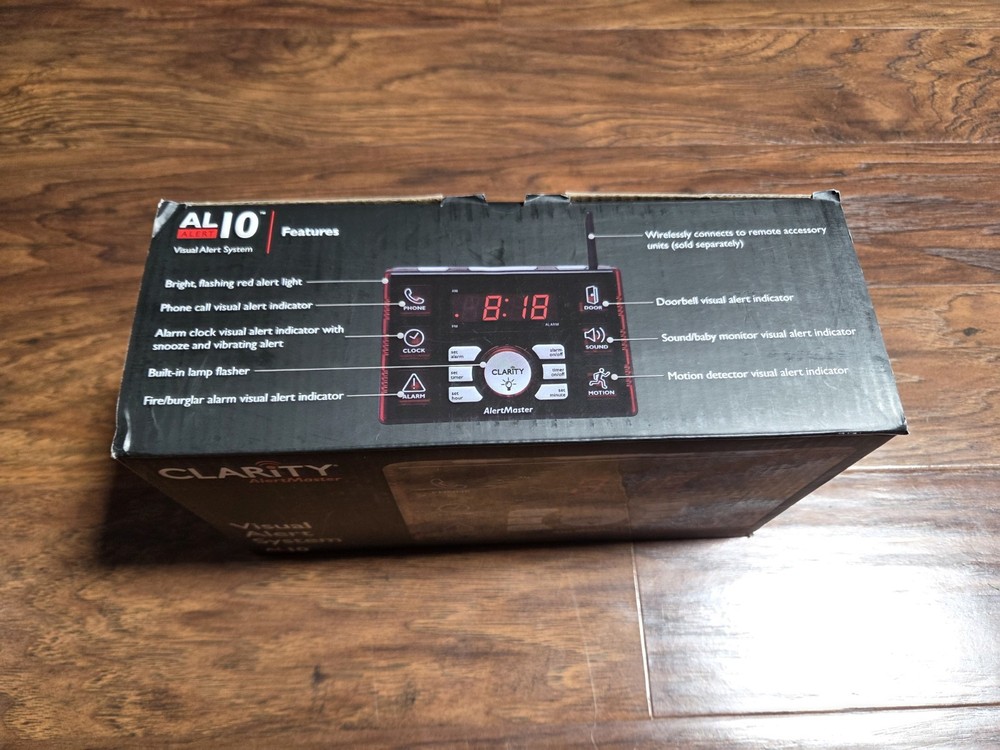 Clarity AL10 Visual AlertMaster Alert System + Box