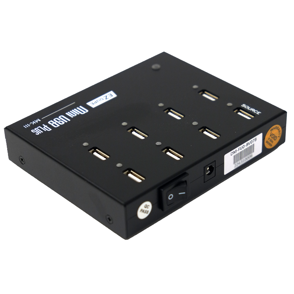 EZ Dupe 1 to 7 USB Duplicator - Multiple Flash Media Drive Clone Copier 45MB/Sec