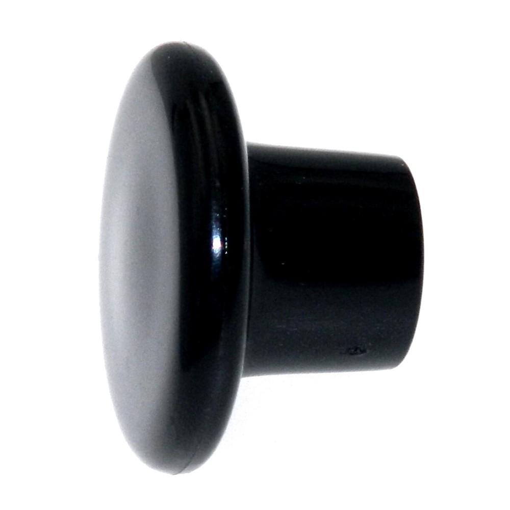 Amerock Hardware BP802PBK Black 1 1/4" Round Cabinet Knob Pull Allison Value