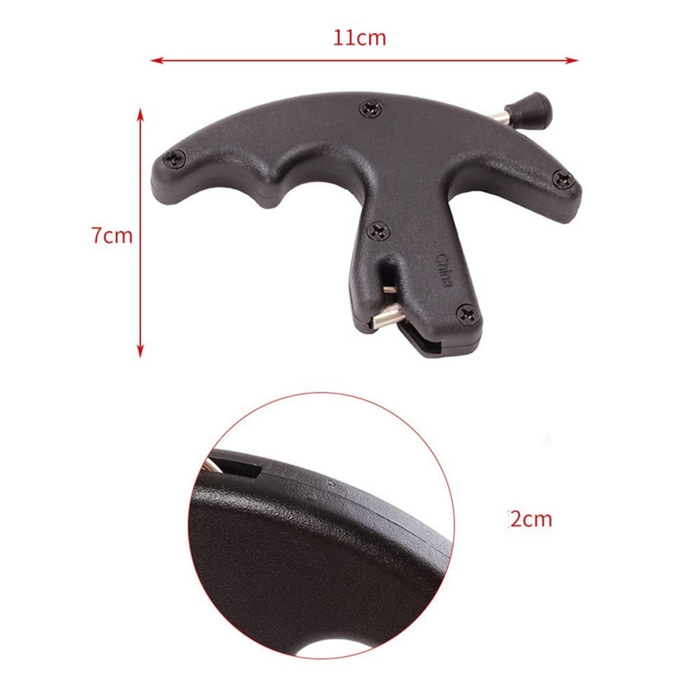 Thumb Bow Release, 3 Finger Thumb Trigger Caliper Grip Compound Bow Release A...