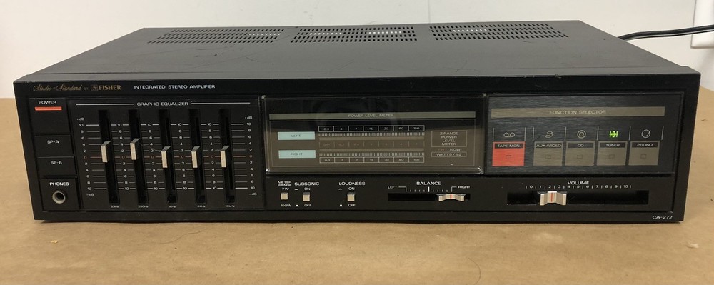 Fisher CA-272 Studio-Standard Integrated Stereo Amplifier – Tested Working