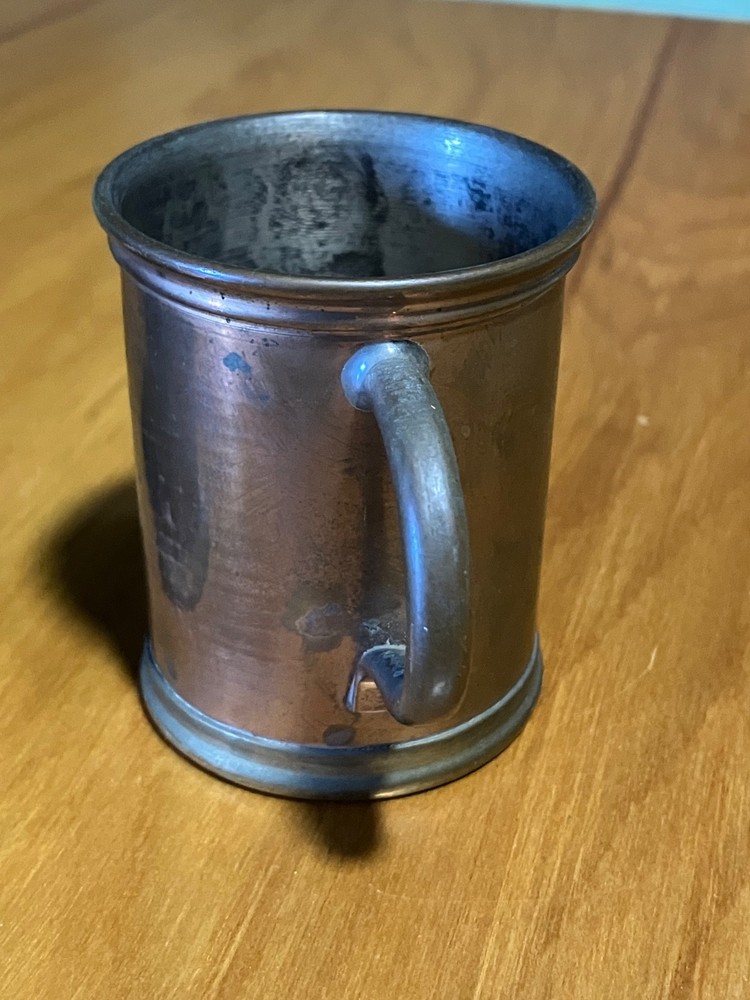 AUTHENTIC MODELS MINI Nautical Ration Cup & Tankard Mug Copper Brass Made India