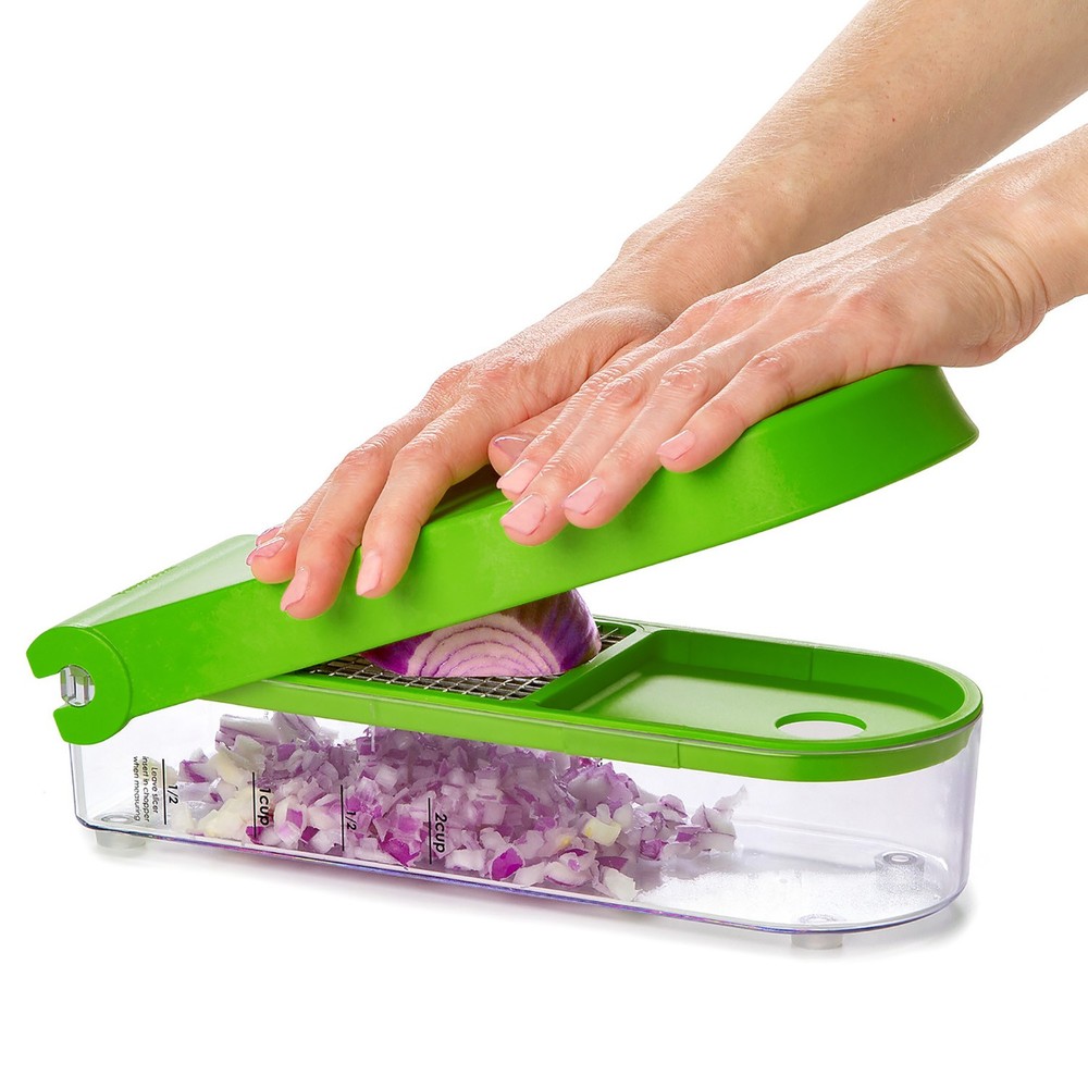 Progressive Prepworks Onion Chopper, Green/White