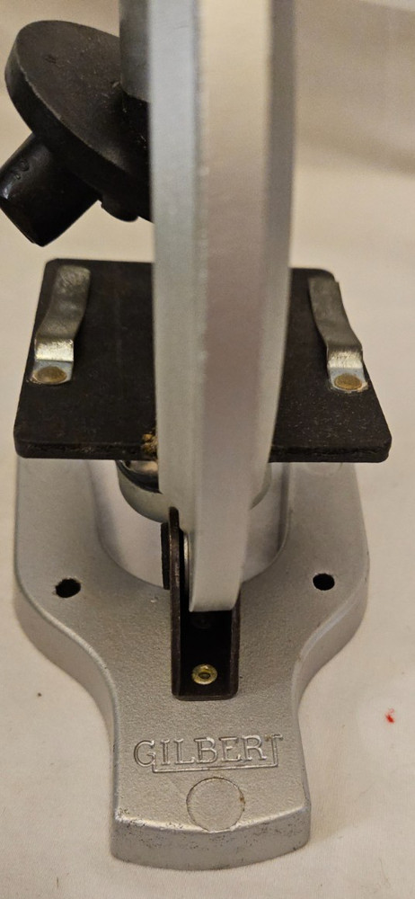 Vintage Gilbert S-15 Microscope & slides with Case