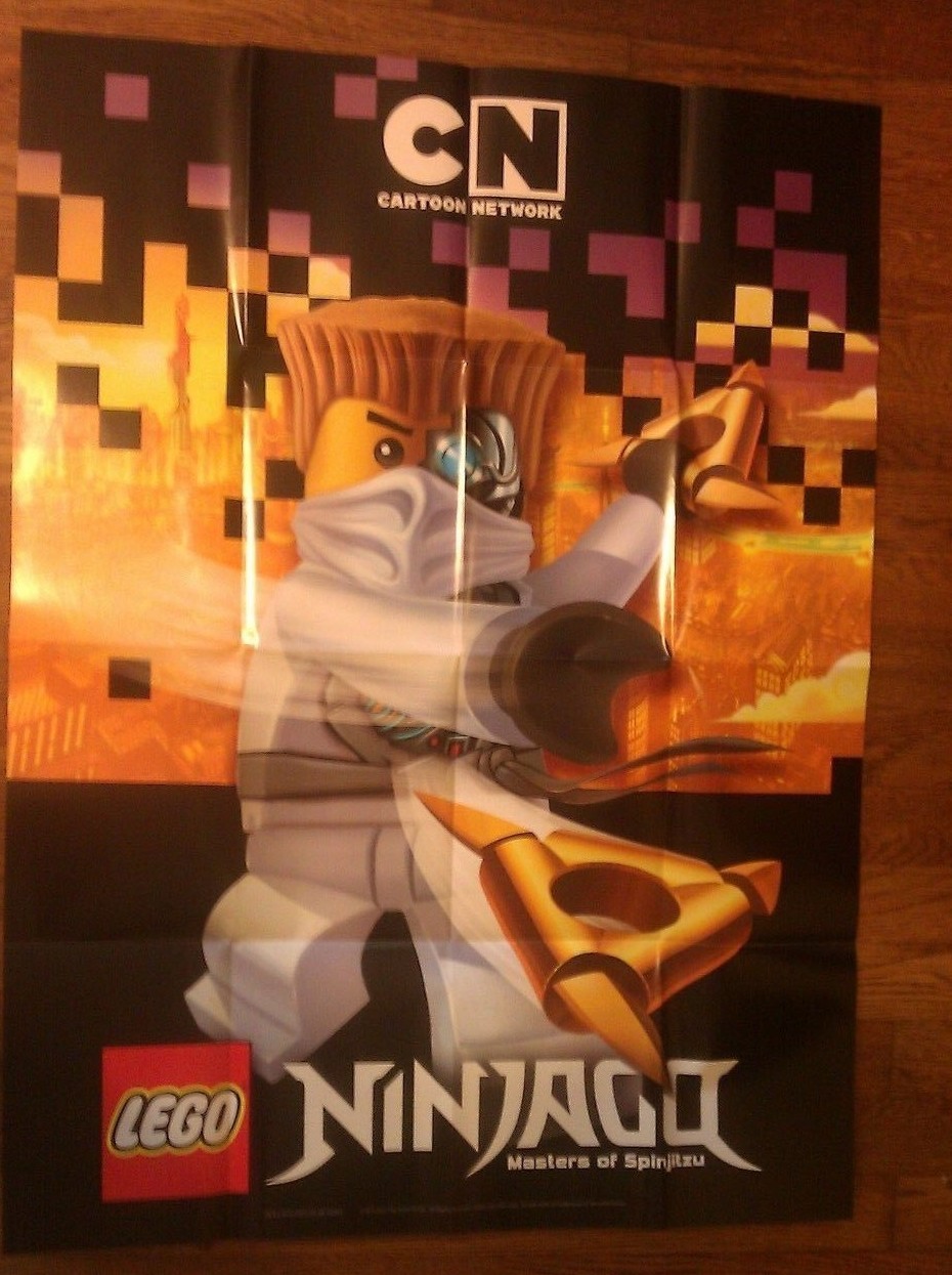 LEGO NINJAGO POSTER - NINDROIDS BEWARE - 2013 Toys R Us Exclusive Giveaway
