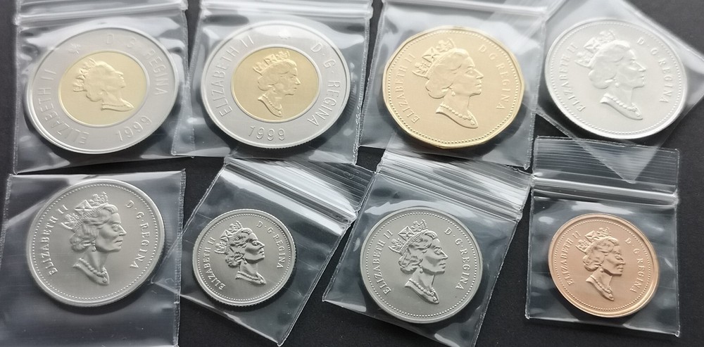 ***CANADA 1999 COMPLETE SPECIMEN COINS SET ***