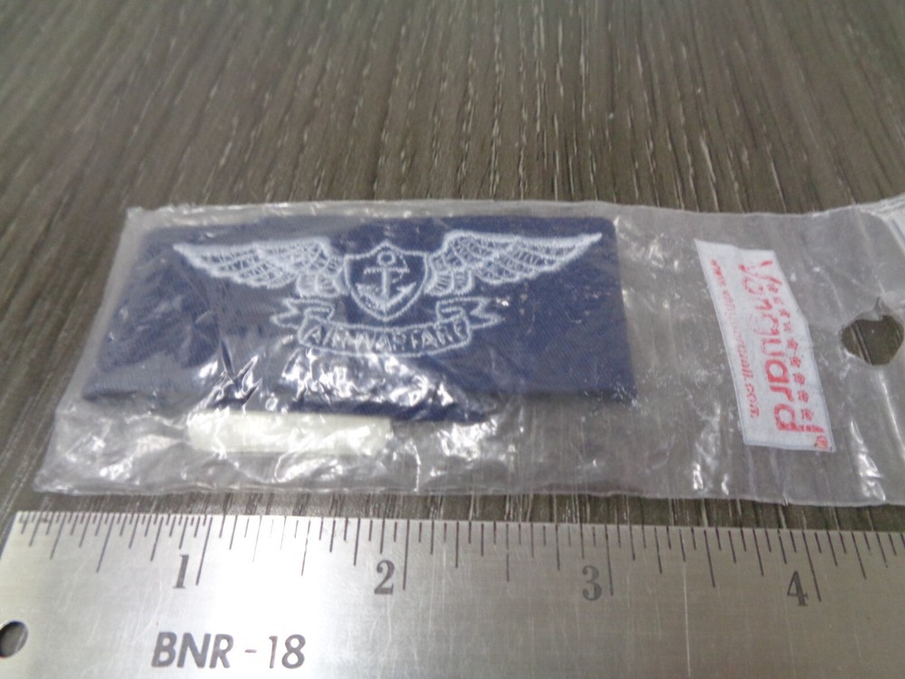 USN NAVY USN NAVY BLUE CLOTH PATCH COVERALL EAWS VANGUARD NEW
