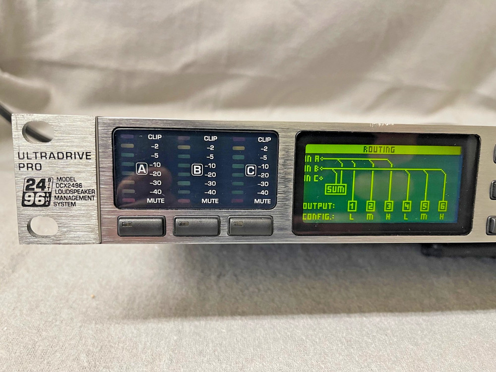 Behringer DCX2496 Ultradrive Pro Loudspeaker Management System