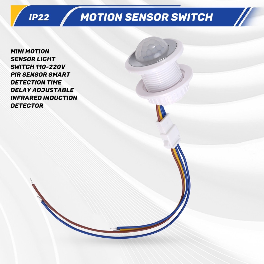 Motion Sensor Light 110-220V PIR Sensor Detection Time Delay Adjustable2946