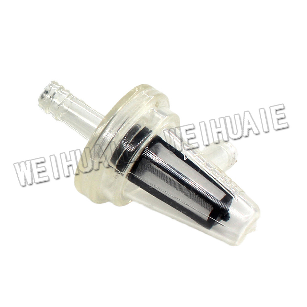 5x Clear Inline Gas Right Angle Fuel Filter For Motorcycle 6mm 7mm & 6*9 Line
