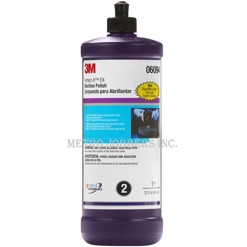 3M 06094 Perfect-It EX Machine Polish, 6094 32oz. Quart