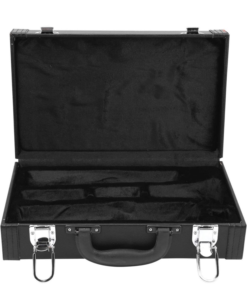 Hard Shell Clarinet Case with Special Shockproof Comfortable Grip, Black- NEW
