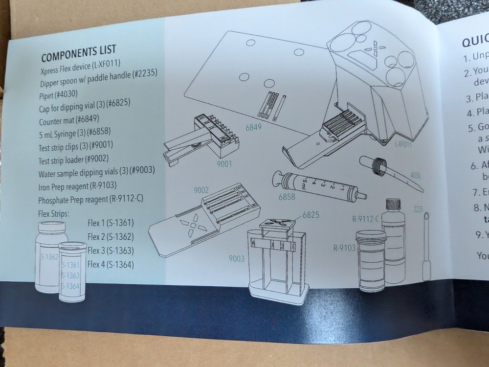 L-XF011 Xpress Flex Testing System Taylor Pool Water Chemistry Testing Machine