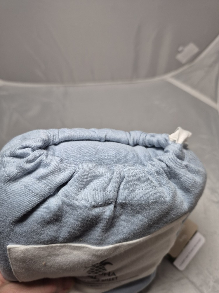 💥 Cariloha Bamboo Crib Fitted Sheets - Moon Mist B5