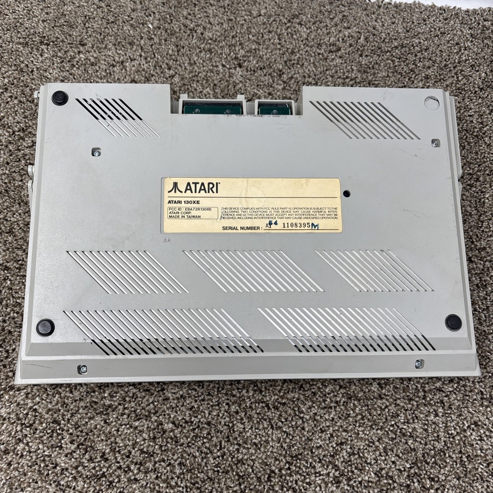 Atari XE 130xe Computer NTSC with Power Supply and RF cable - Tested