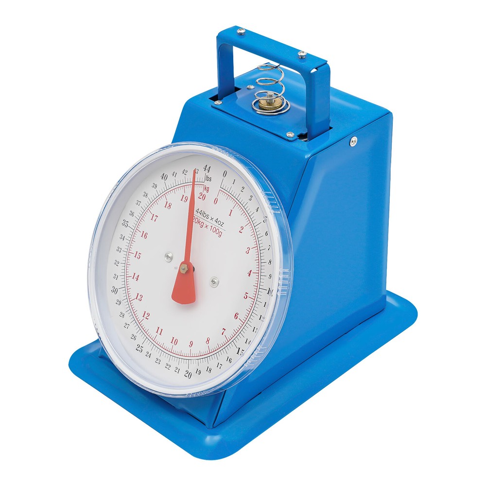 Heavy-Duty Mechanical Dial Scale, 44 lbs Capacity, Tabletop Weighing Solution