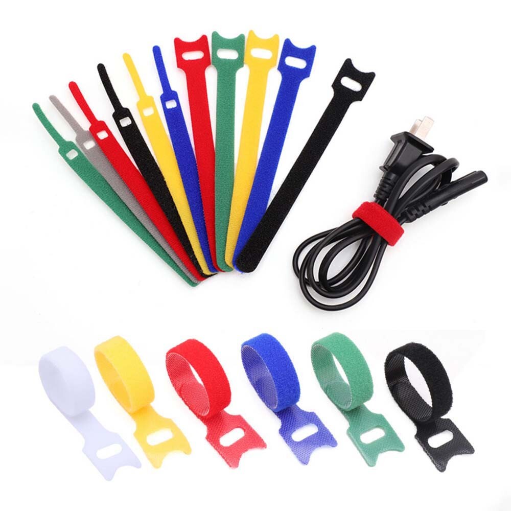 Double sided Strapping Reusable cable ties 12mm wide,Self-adhesive Cable Tidy