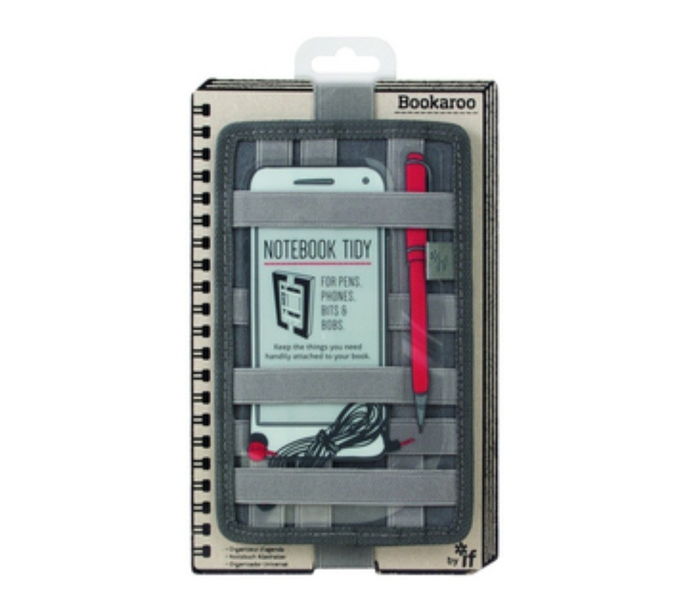 Bookaroo Notebook Tidy. (Charcoal Gray)
