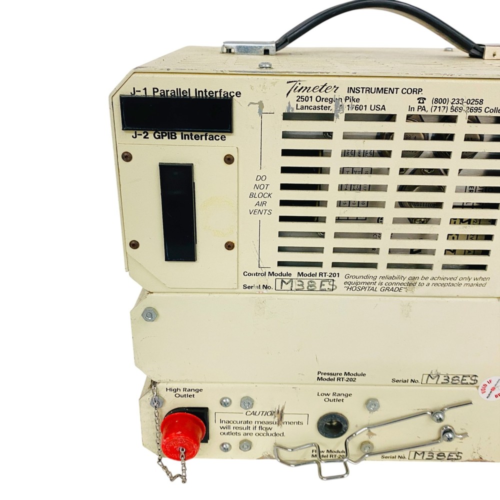 Timeter RT-200 Calibration Analyzer System RT-201 RT-202 RT-203 Modules