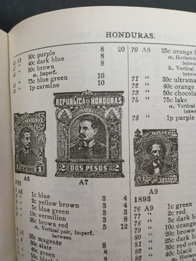 SCOTT Standard Postage Stamp Catalogue 1909