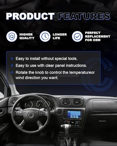 New Upgrade Climate Control Module A/C Heater Air Conditioning Panel 599-007