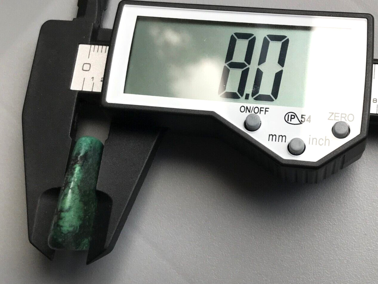 ANTIQUE RARE VERY OLD TIBETAN TURQUOISE BEAD - BEAUTIFUL WORN PATINA